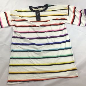 Rainbow t-shirt dress